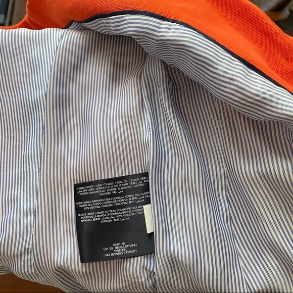 Vintage viscous summer fitted jacket. - Picture 3 of 8